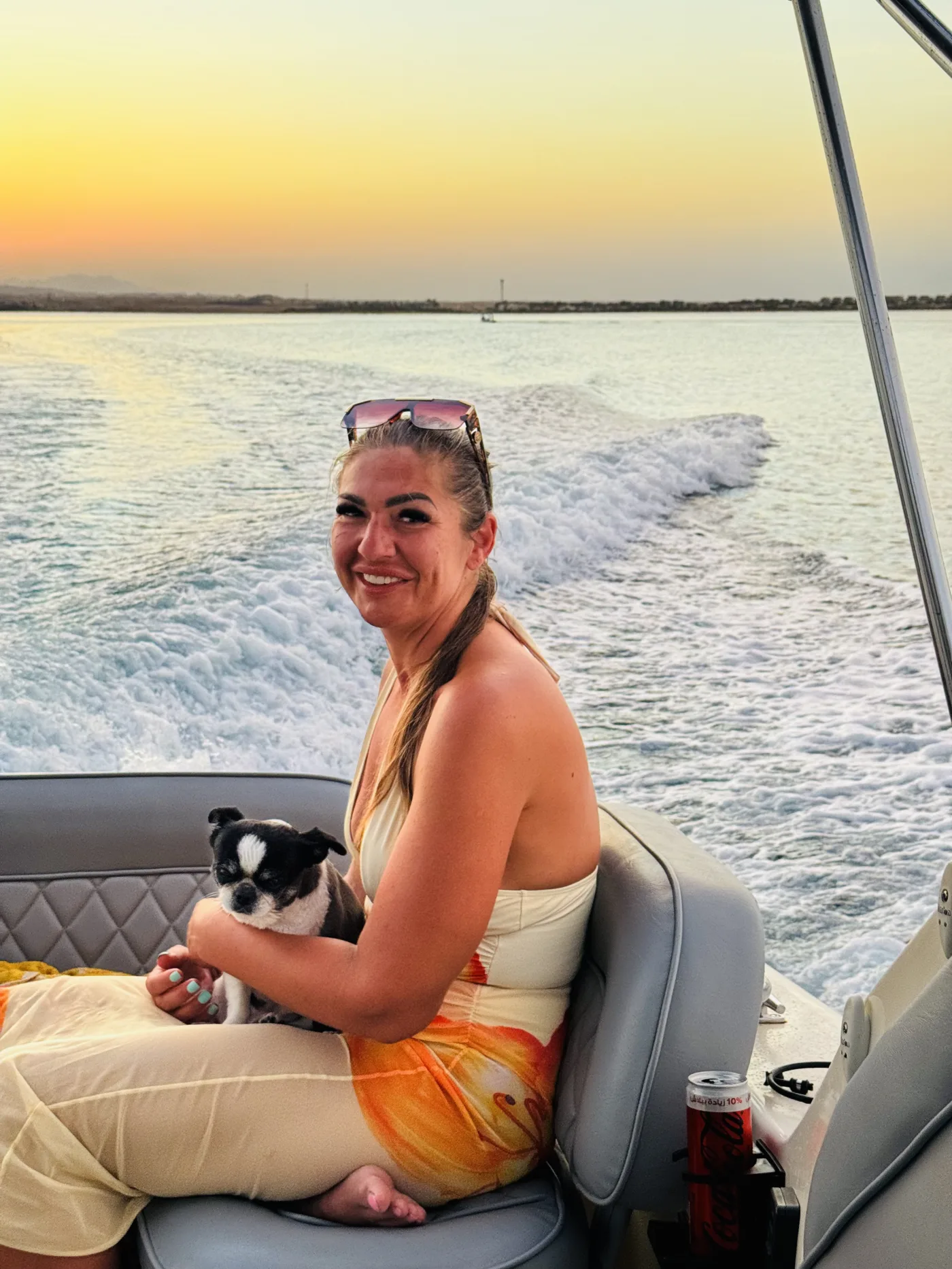 Golden-hour cruise on the Red Sea